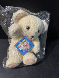 Snuggle bear vintage collectible stuffed snuggle bear sealed unopened