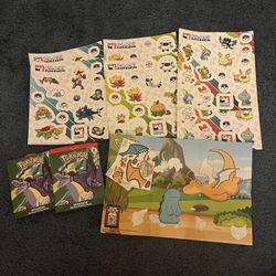 Pokemon Stickers Sheets + McDonalds Collab Stickers/Posters