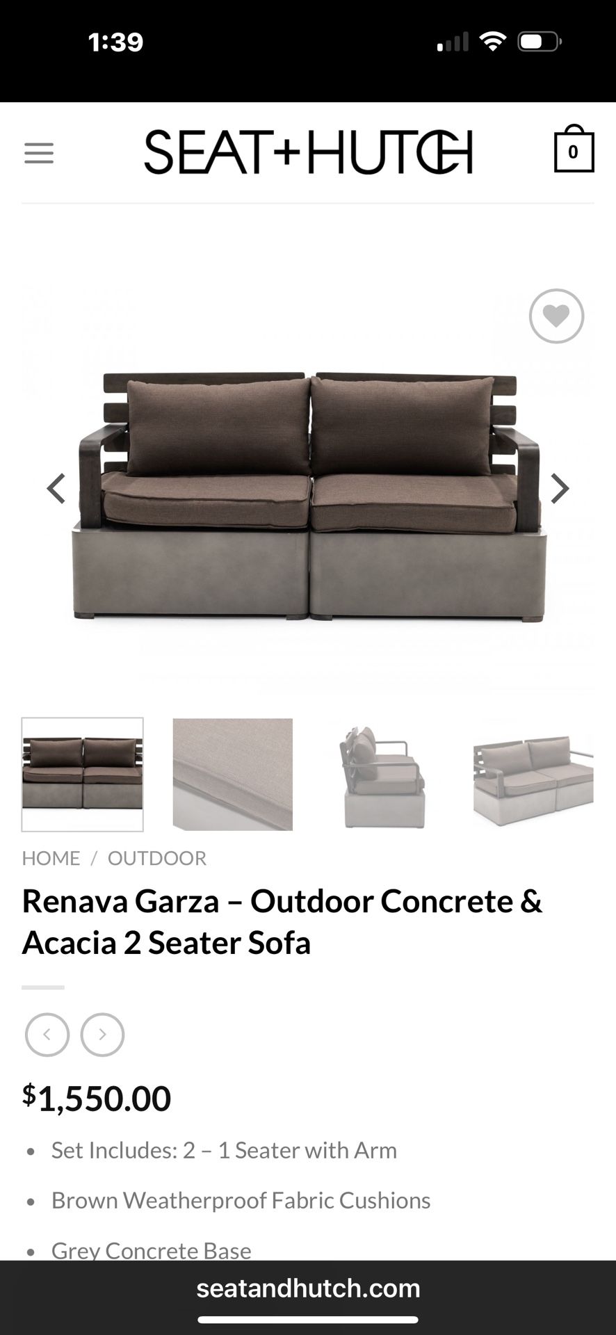 Modern Modular Outdoor Sectional