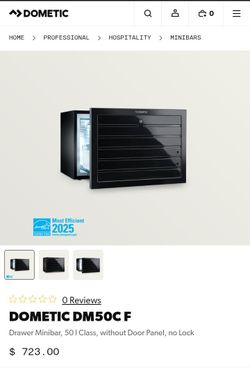 Dometic DM50C F  Mini Black Refrigerator