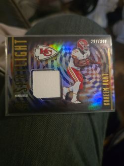 2018 Panini Illusions Kareem Hunt Patch