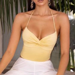 Oh Polly Summer Haze Halter Top Size 0