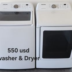 Set Samsung Washer And Dryer Electric
