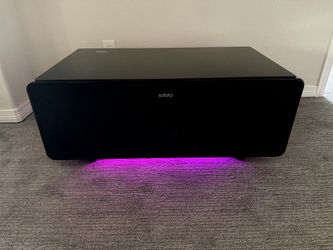 Sobro Coffee Table with Built in Fridge, Speakers, Outlets, LED Lights