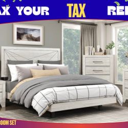 4 PC QUEEN BEDROOM SET 