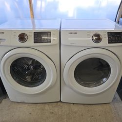 Samsung Commercial Washer And Dryer Front Loader Set 