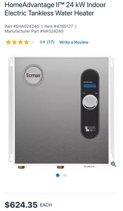 Electric Water Heater Eemax