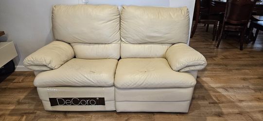 Leather Sofa $100