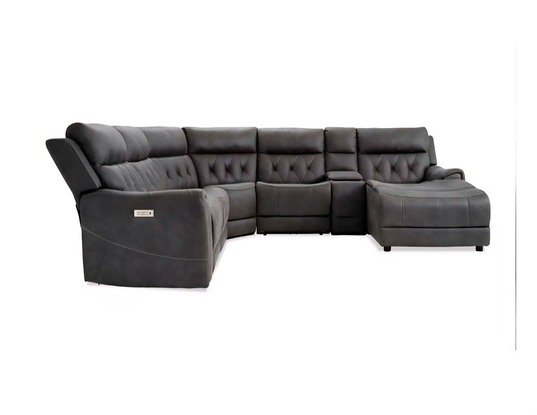 Sectional Reclining Grey Couch