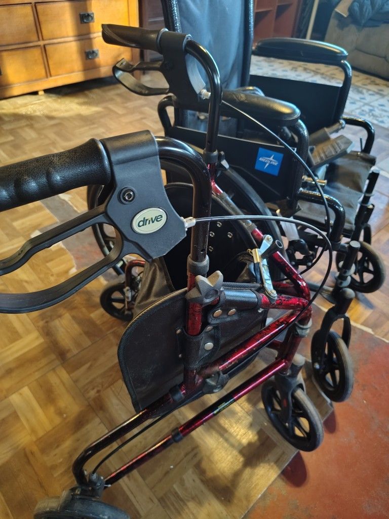Walker And Wheel Chair