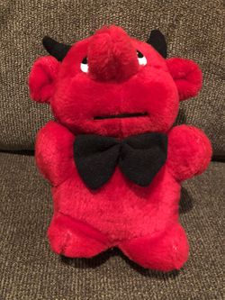 Vintage Stuffed Toy - Red Devil