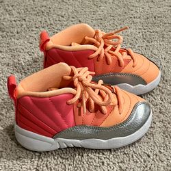 Baby girl Jordan 12 retro sunrise