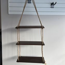 3 tier hanging wall shelves 