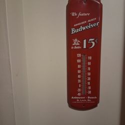 Budweiser thermometer