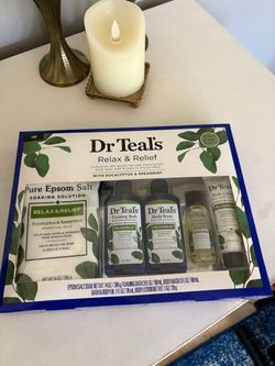 Unopened Dr Teals Set