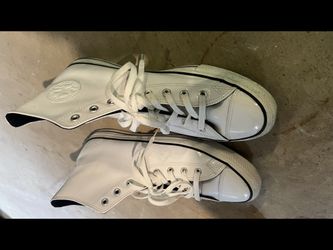 Converse Chuck Taylor All Star Hi-Tops – White Patent Leather – Men’s Size 13