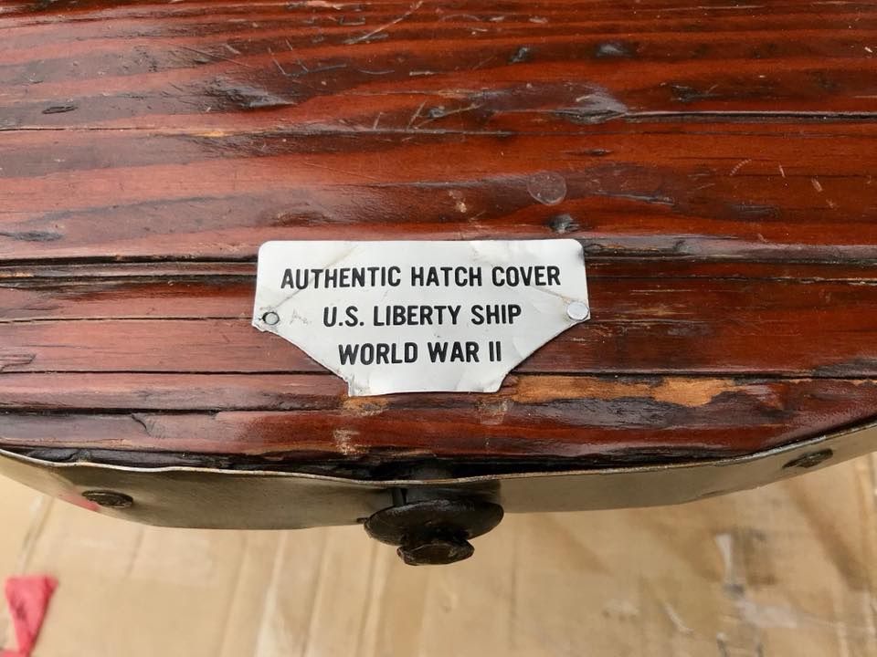 WWII US Liberty Ship Hatch Cover Table - perfect condition
