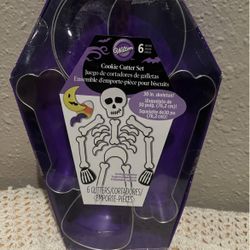 Wilton 6pc Skeleton Cookie Cutter 