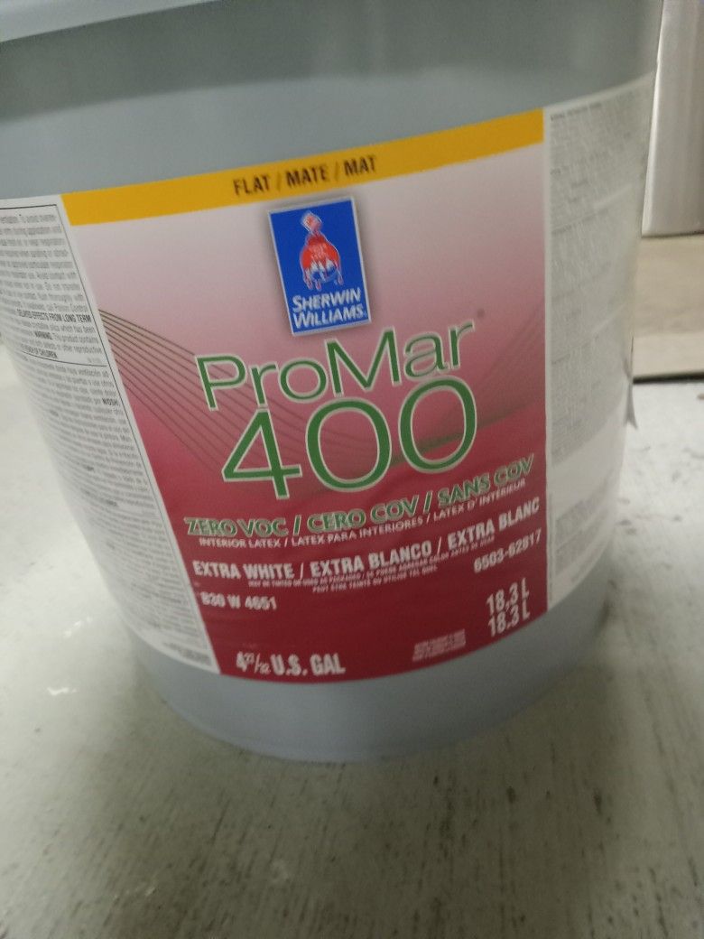 ProMarĀ® 400 Zero VOC Interior Latex Paint