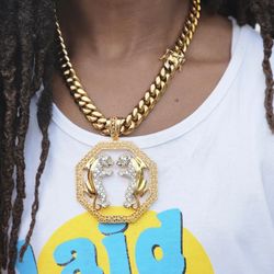 I Deliver I Ship 14k Gold Plated Chain Set