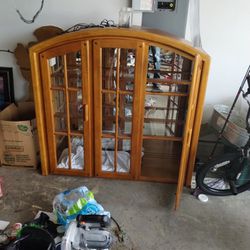 China Cabinet With Led Lights And Remote 
