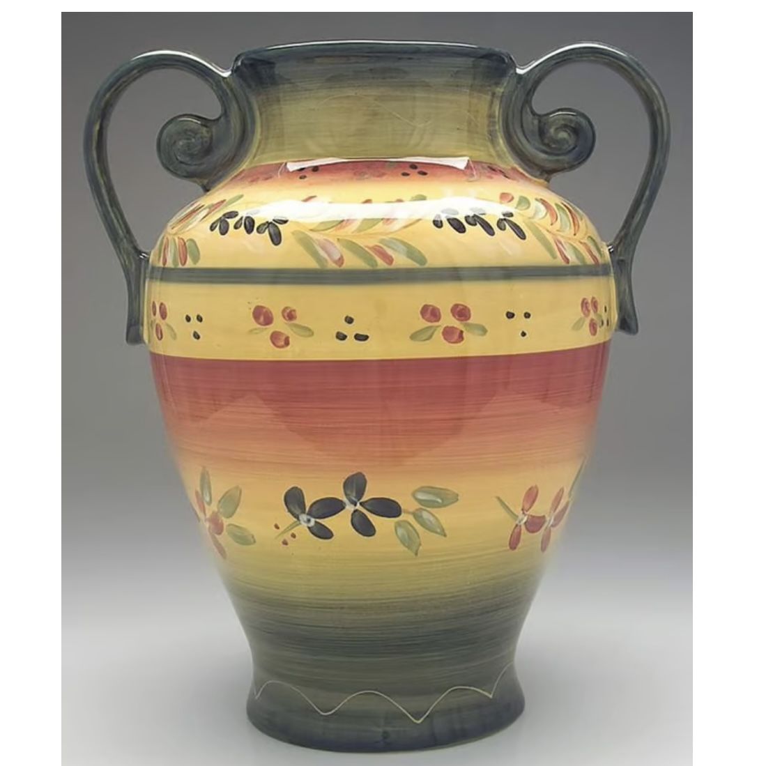 16” La Province Earthenware Vase