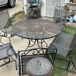 Metal Patio Set