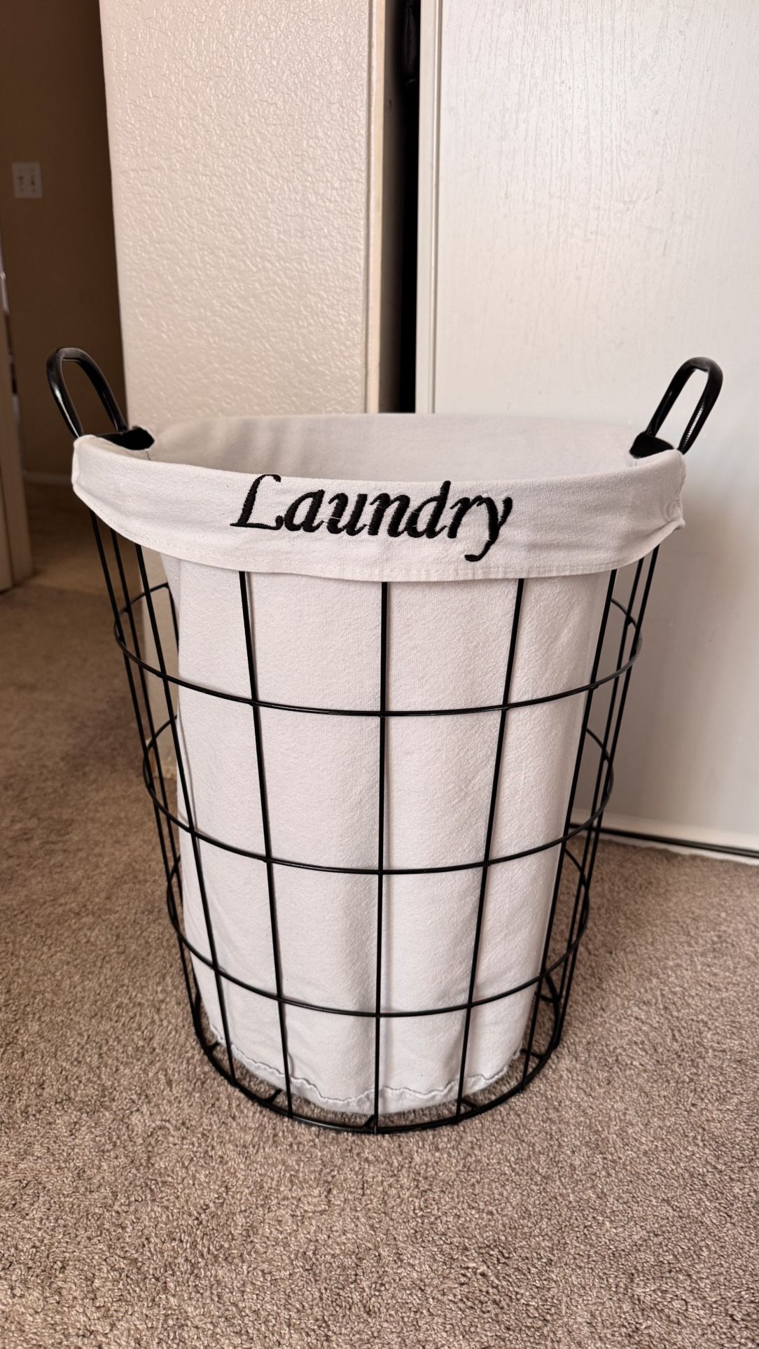 Metal Laundry Basket