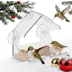 Clear Window Bird Feeder
