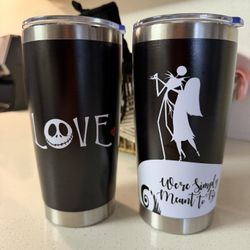Nightmare Before Christmas Cups 