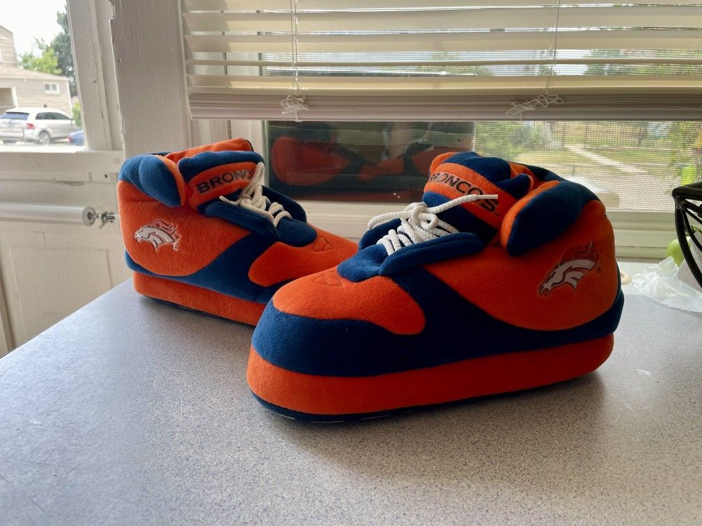 NEW! Broncos Slippers