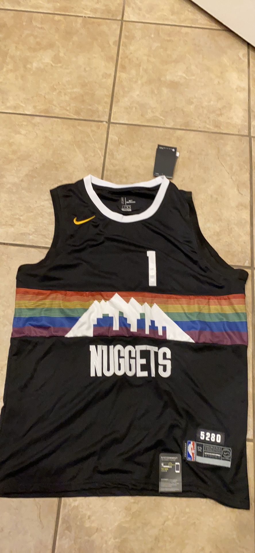 Brand new NBA Nike Michael Porter Jr Jersey XL Denver nuggets black city edition