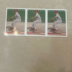 (3) 1993 Baseball Upper Deck Tim Belcher Cincinnati Reds #368
