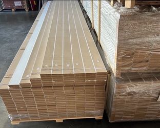 $7.89/pc Special price 3-1/2 inch  Flat/Squared Wall base Baseboard Moulding 16 Feet     $7.89 per piece     16 feet /pc