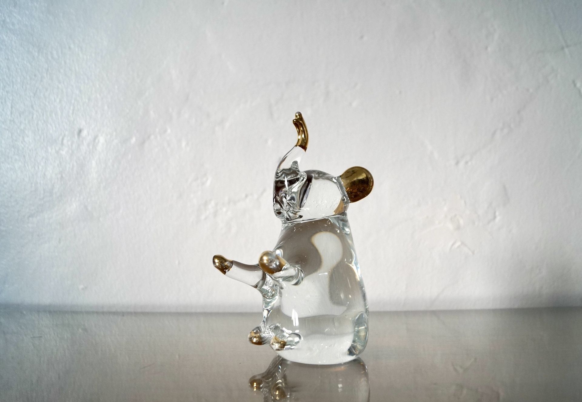 Vintage 1950’s Hand blown Glass Figurine 