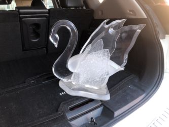 Cisne d acrílico (adorno grande)