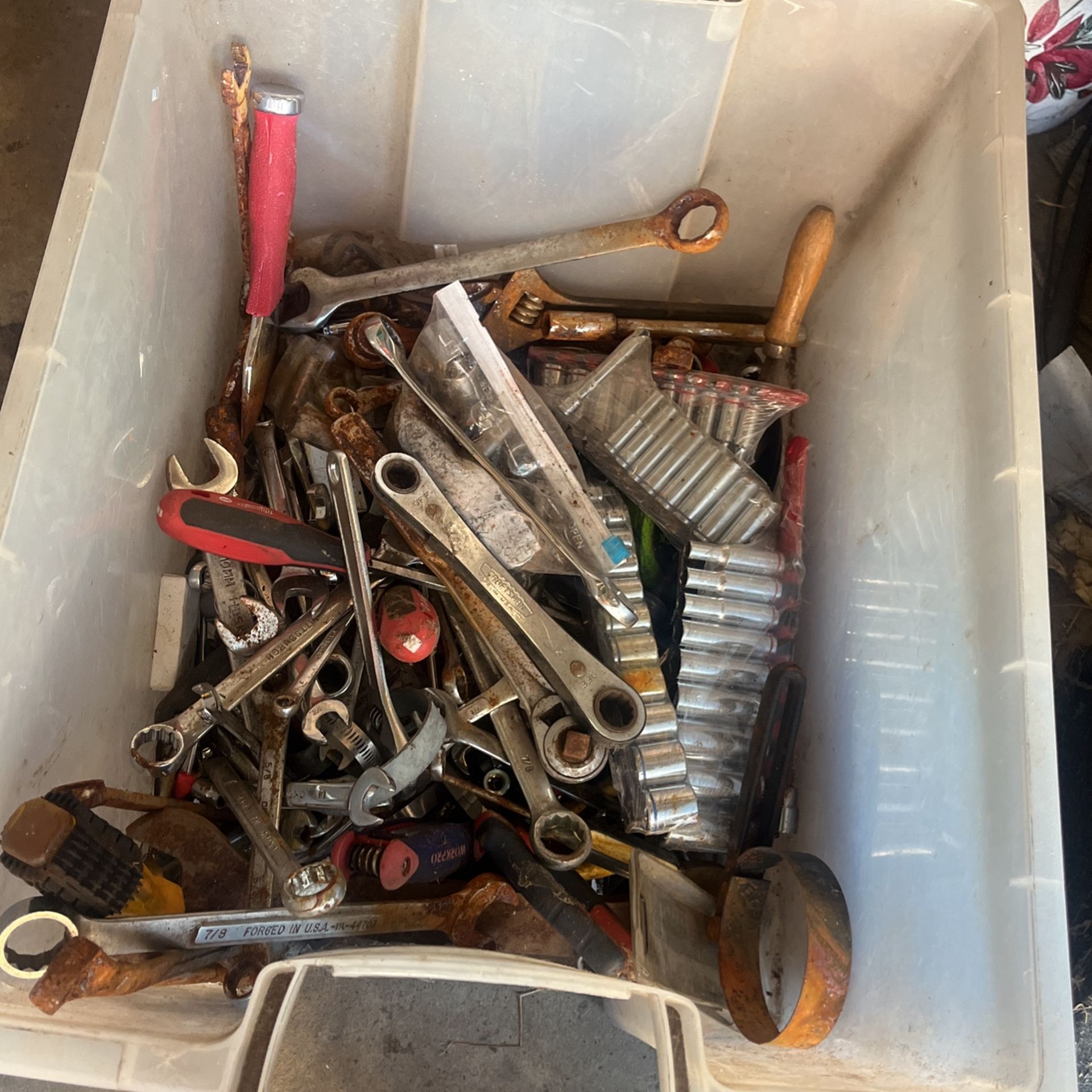 Lots Of Tools And car stands