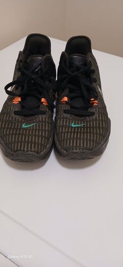 Nike Sneakers with Teal Swoosh