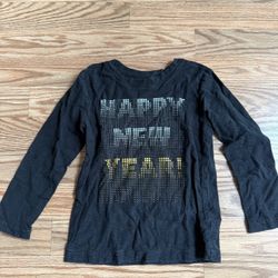 Happy New Year Toddler Boy Size 4T