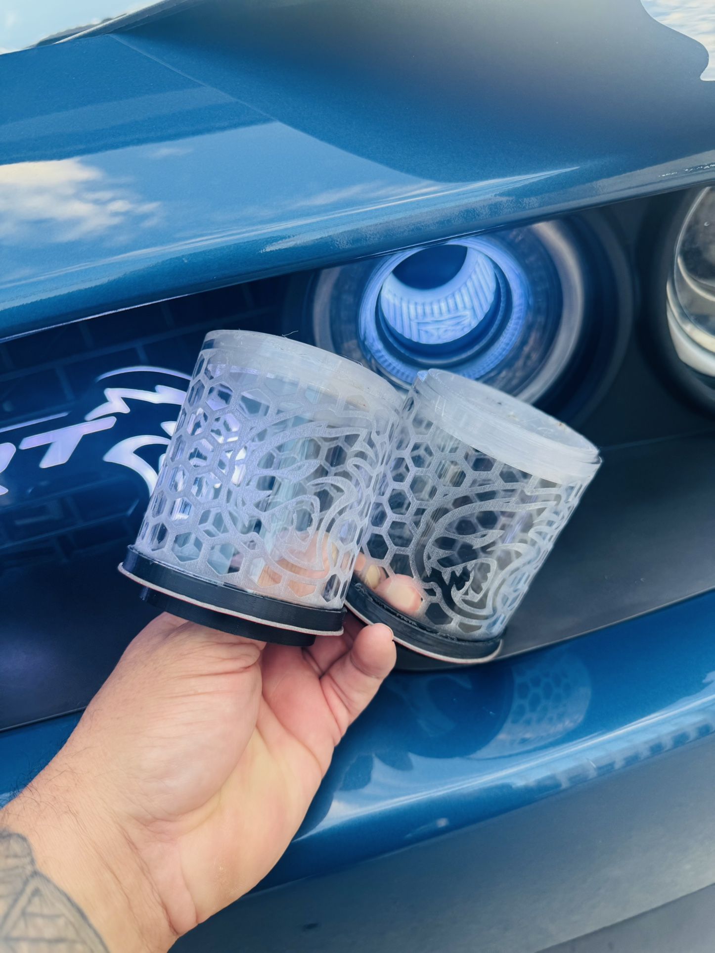 2015-2023 Dodge Challenger -hellcat Led Inlets