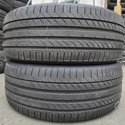(2) 255 50 21 Continental Tires 