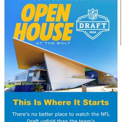 Chargers open house Draft party at the Bolt April 25th