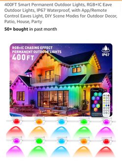 Brand new : 400ft Smart Permanent Outdoor Lights