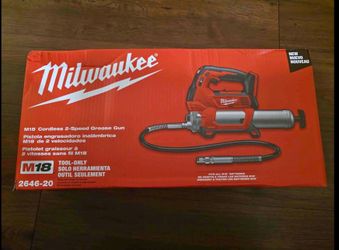 Milwaukee M18 Cordless 2-Speed Grease Gun 2646-20 Tool only