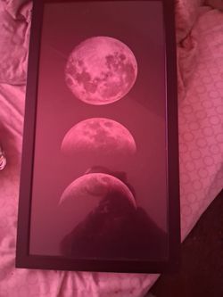 Moon Phases Framed Wall Art Print