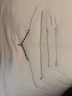 Silver Necklaces Bundle