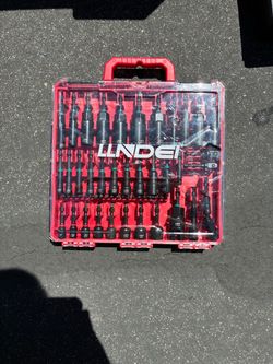 55Pcs Magnetic Impact Nut Driver Set SAE/Metric