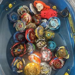 Beyblade Collection And Stadium 