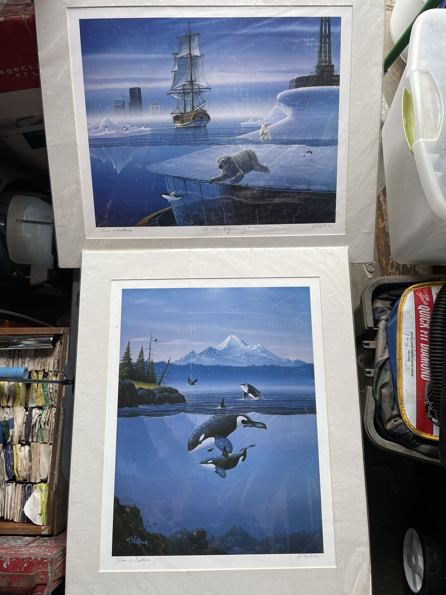 Tim Winstrom Original Signed And Numbered Prints X 2