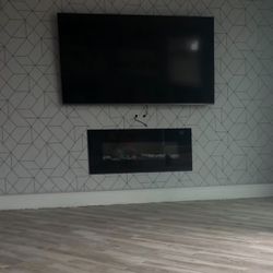 Firestone Recessed Smart Electric Fireplace